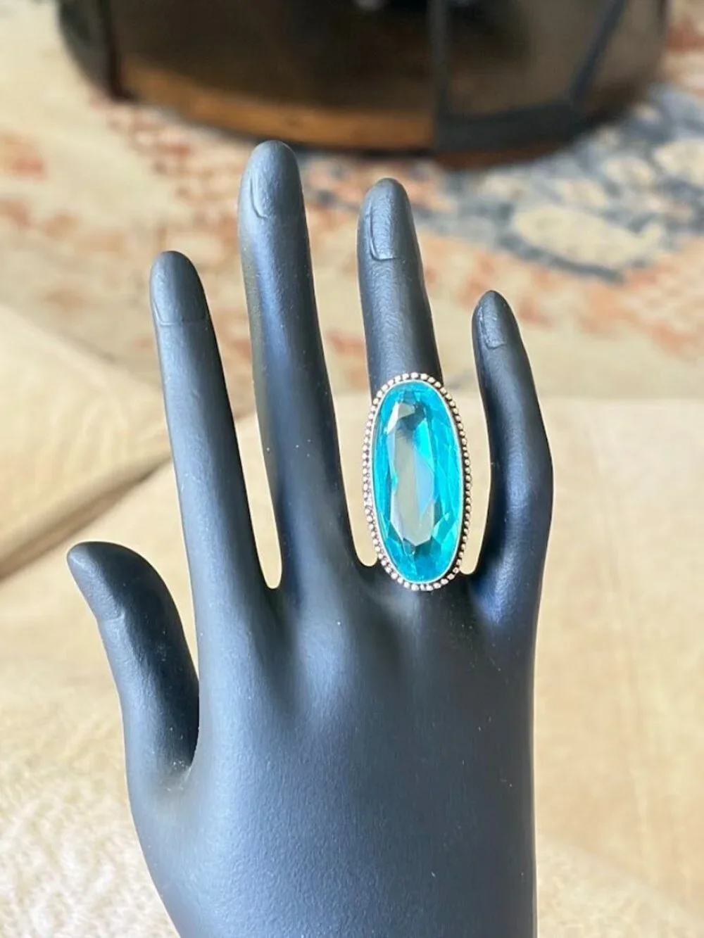 Artisan simulated aquamarine